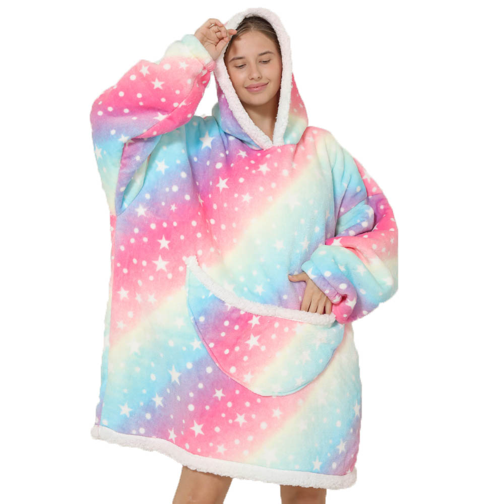 Lazy Hoodie Blanket Oversized  - Sherpa Hoodie Fleece recensione e prezzo