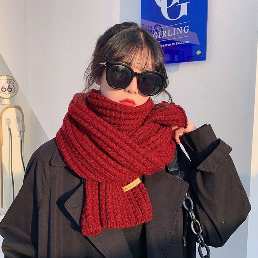 Thick Cable Knit Warm Cashmere - Wool Scarf Men recensione e prezzo