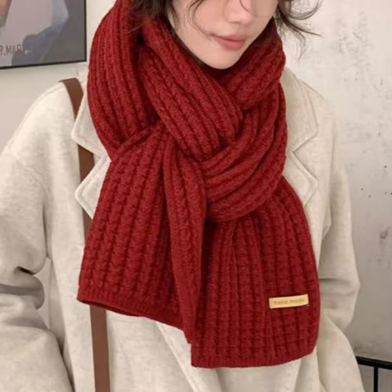 Thick Cable Knit Warm Cashmere - Wool Scarf Men recensione e prezzo
