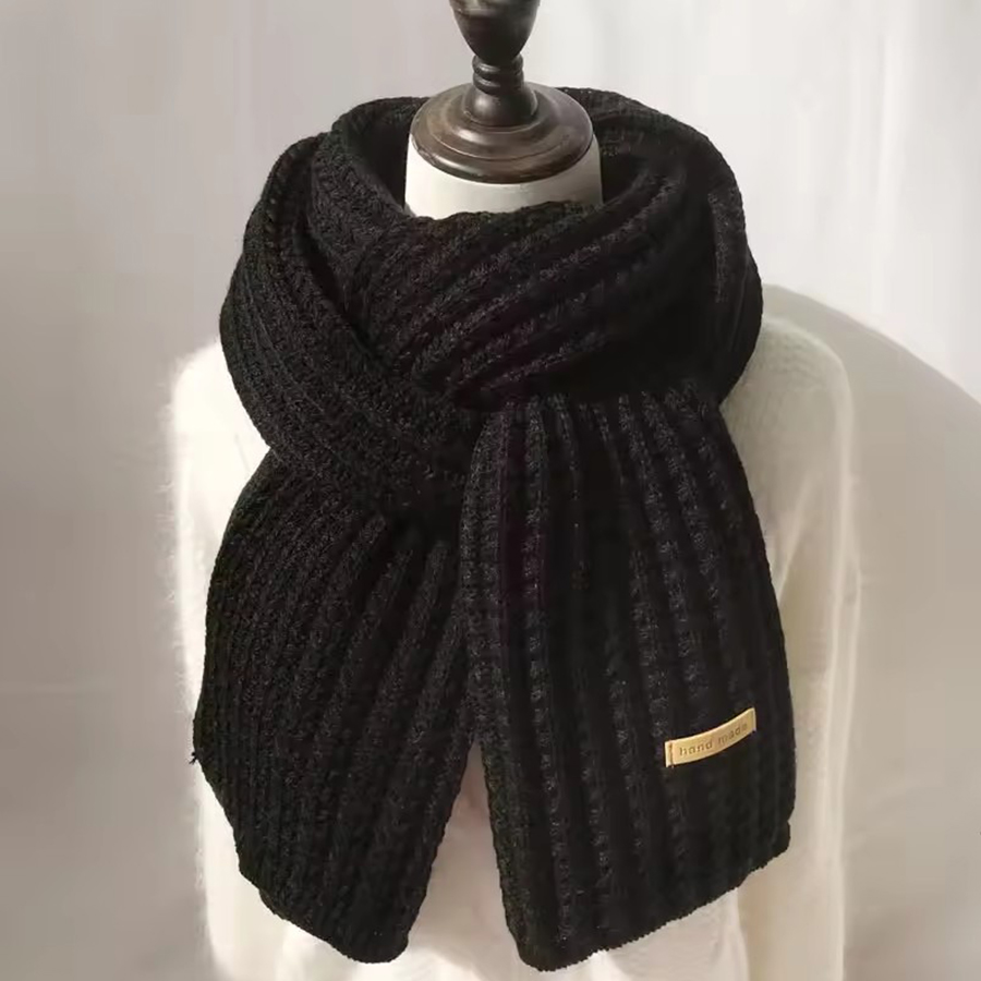 Thick Cable Knit Warm Cashmere - Wool Scarf Men recensione e prezzo