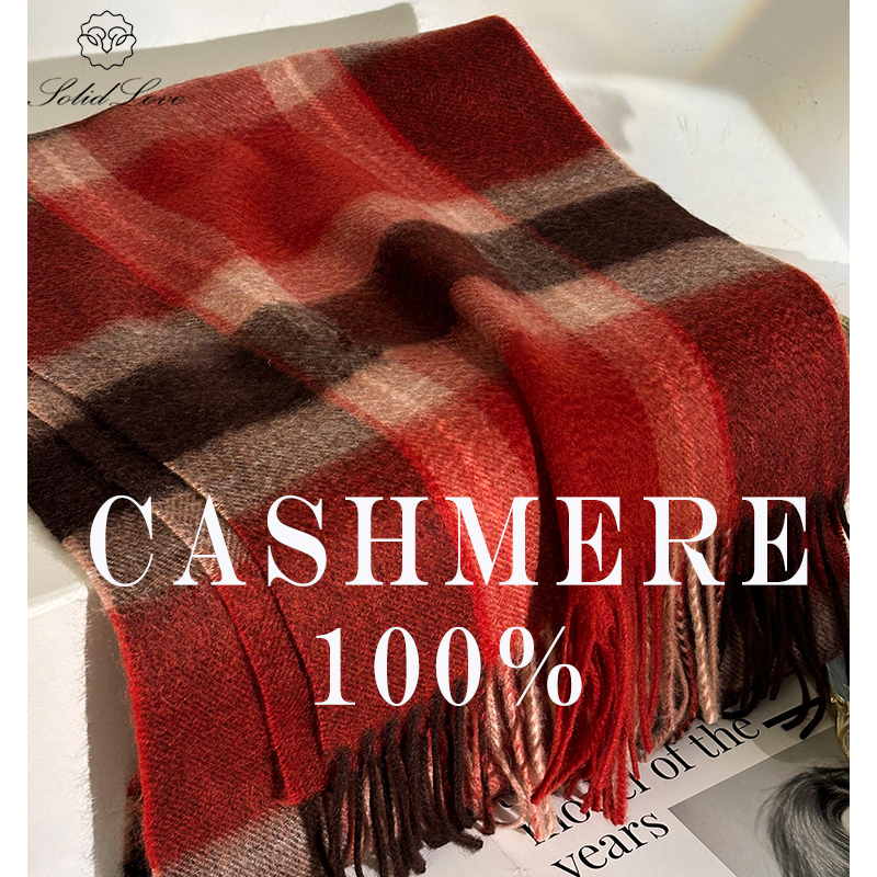 100% Cashmere Scarf   Plaid  W - Wool Scarf Men recensione e prezzo