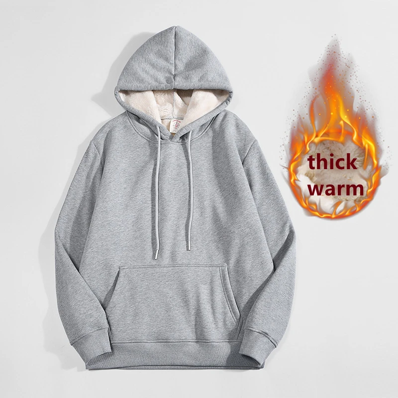 High Quality Gray Thicken Flee - Sherpa Hoodie Fleece recensione e prezzo