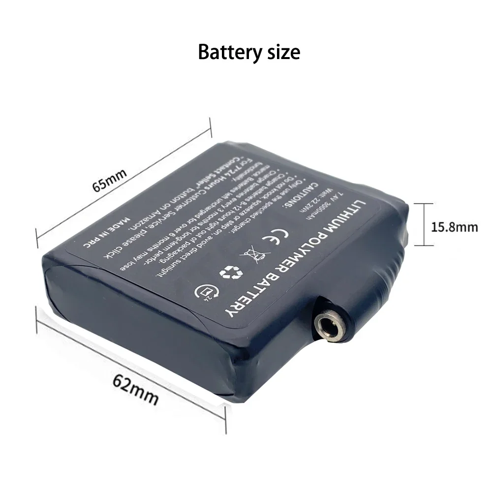 Gloves Battery 7.4V 3000mah Po - Heated Vest Battery recensione e prezzo