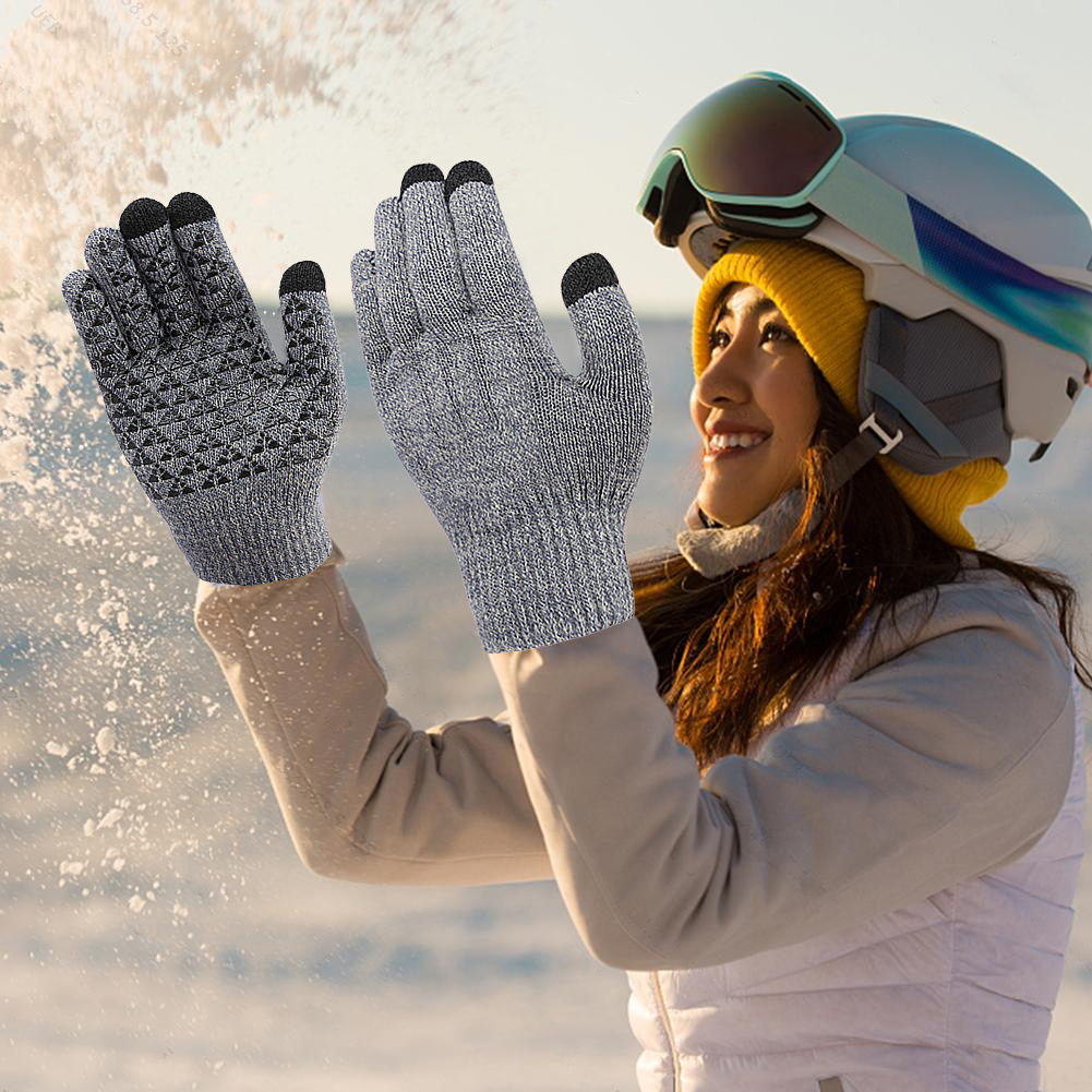 USB Heated Knitted Gloves Full - Touch Screen Gloves recensione e prezzo