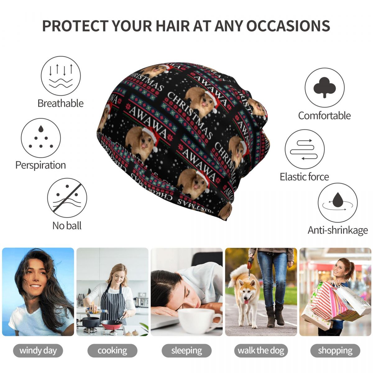 Rock Hyrax Merry Christmas Ugl - Knit Beanie Hat Warm recensione e prezzo