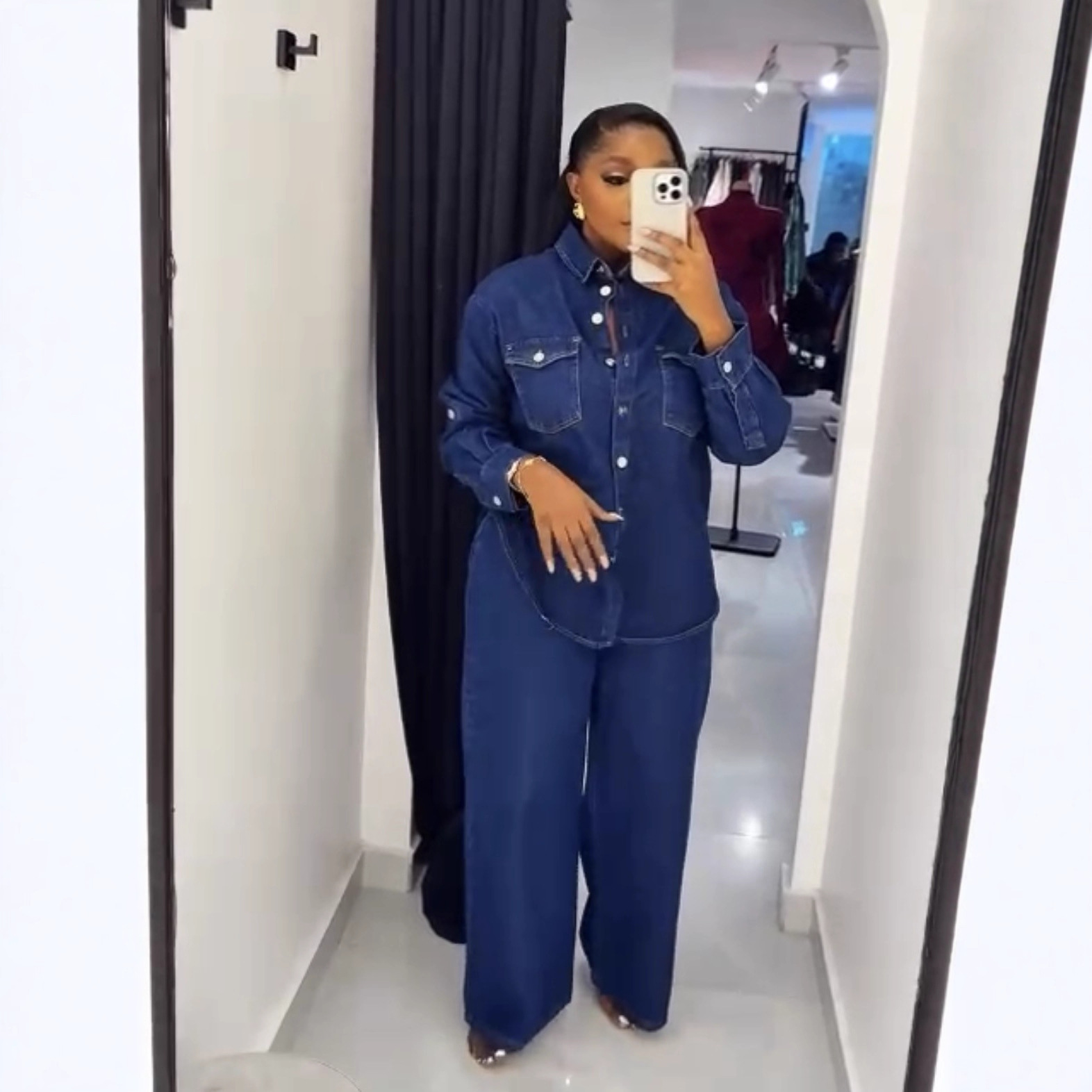 Jeans 2 Piece Sets Women Denim - Down Jacket Packable recensione e prezzo
