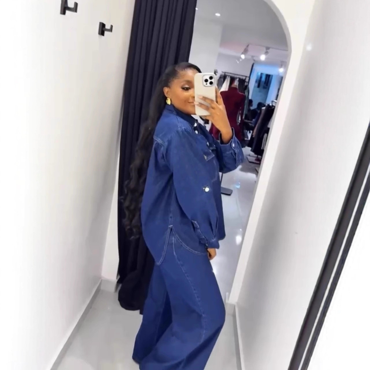 Jeans 2 Piece Sets Women Denim - Down Jacket Packable recensione e prezzo