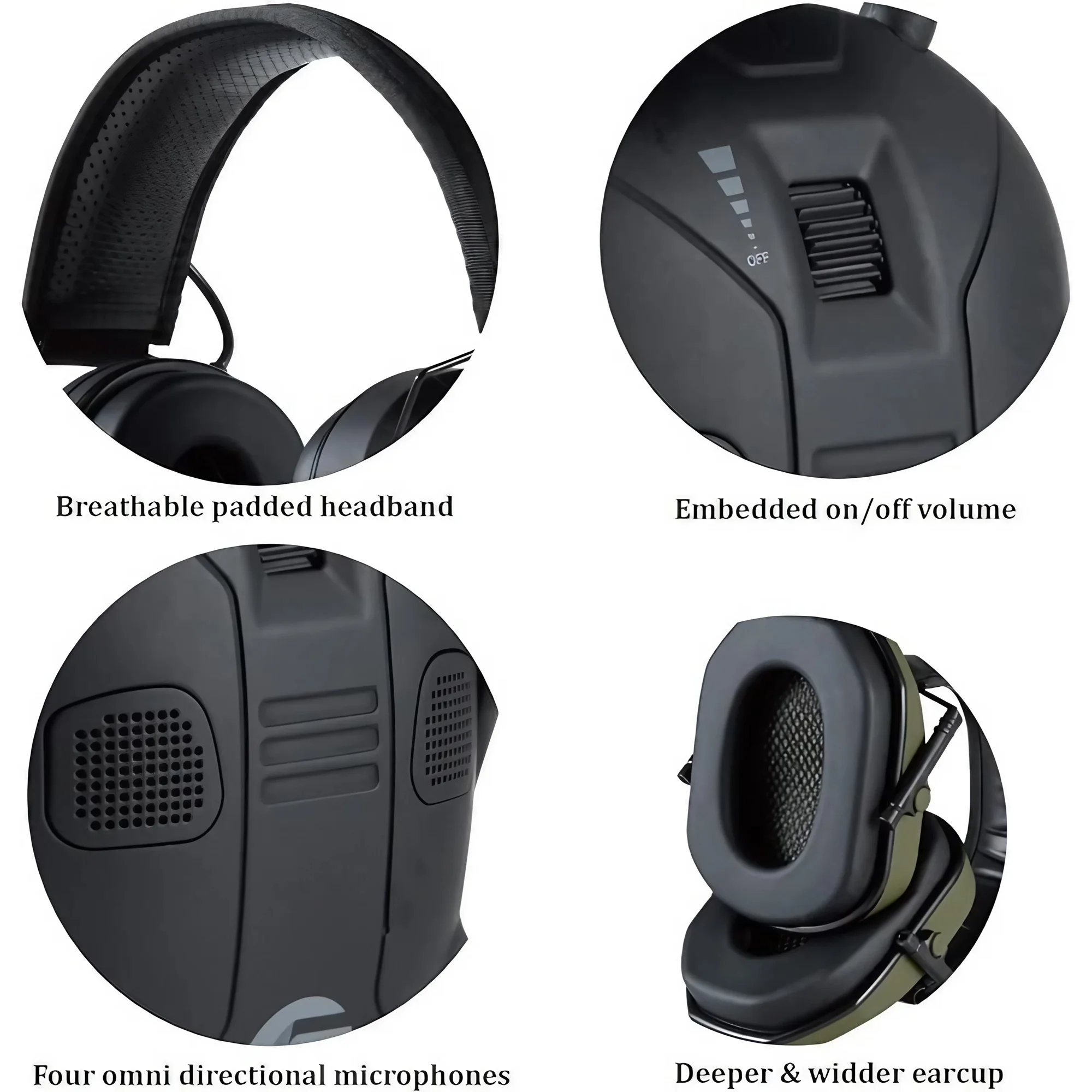 Foldable Electronic Noise Canc - Earmuffs Foldable recensione e prezzo