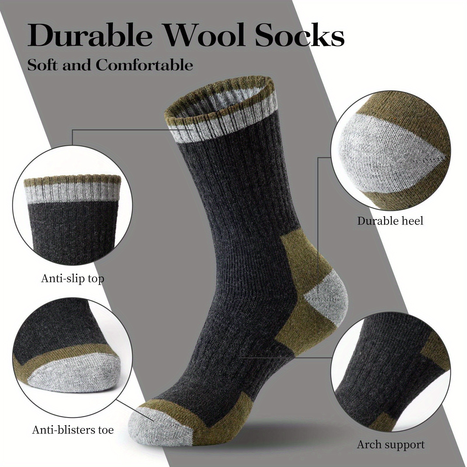 Winter Merino Wool Socks Thick - Thermal Sock Wool recensione e prezzo