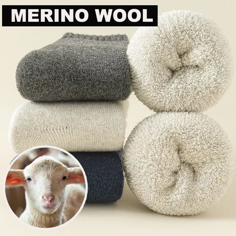 HOT  2026 3 Pairs Men Women Wo - Thermal Sock Wool recensione e prezzo