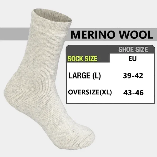 HOT  2026 3 Pairs Men Women Wo - Thermal Sock Wool recensione e prezzo