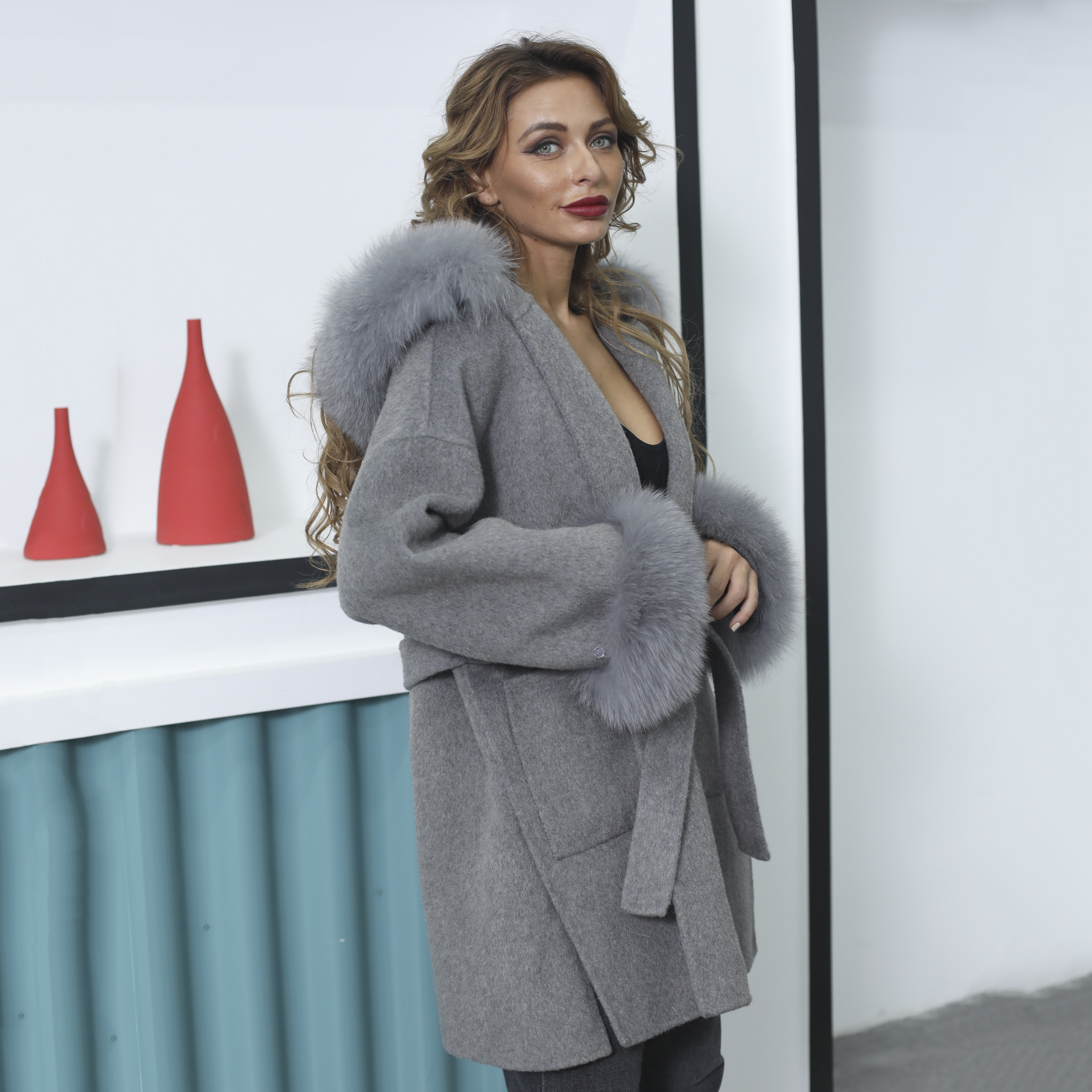 MISSJANEFUR Wool Coat with Rea - Wool Coat Peacoat recensione e prezzo