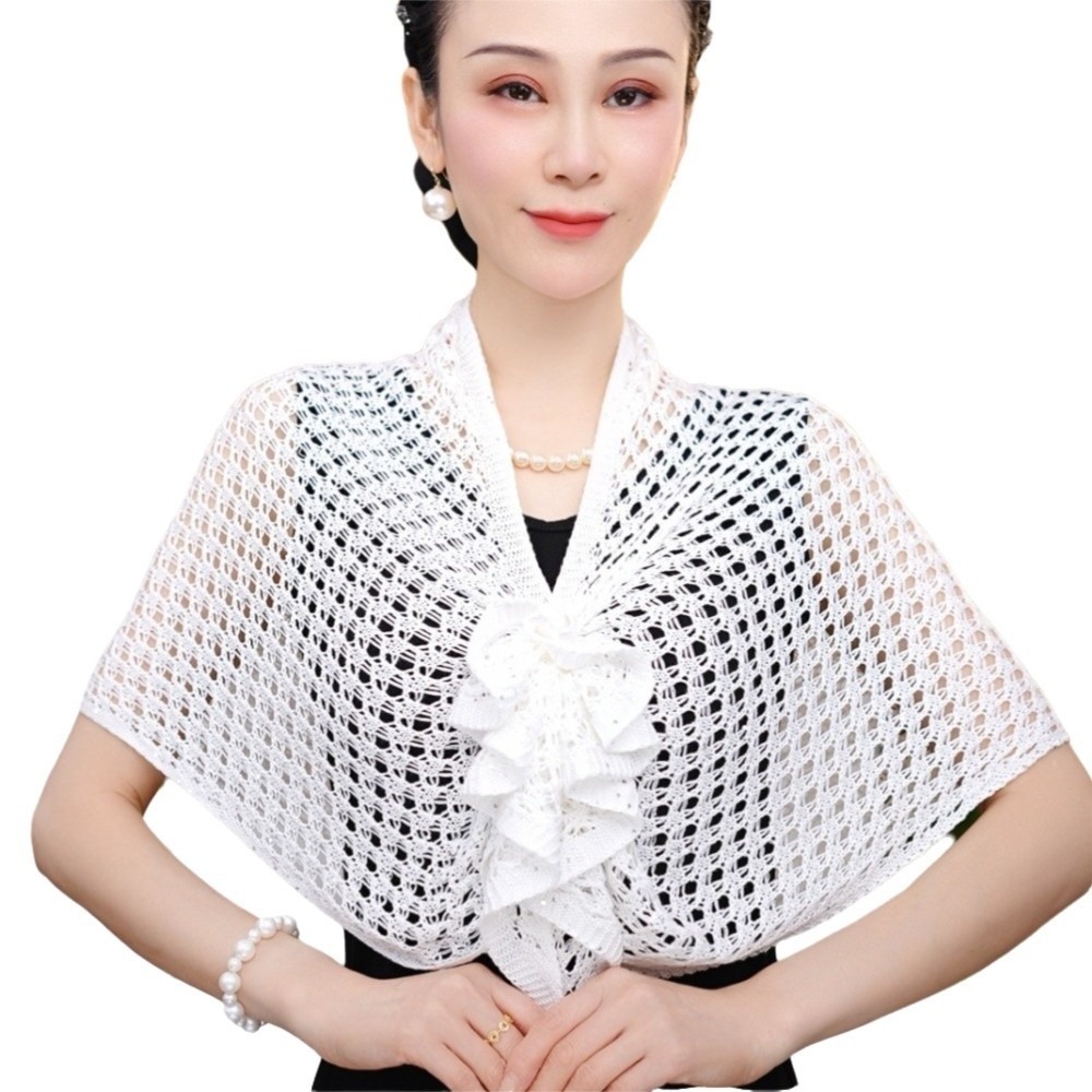 Sparkly Design Hollow Out Card - Shawl Wrap Winter recensione e prezzo