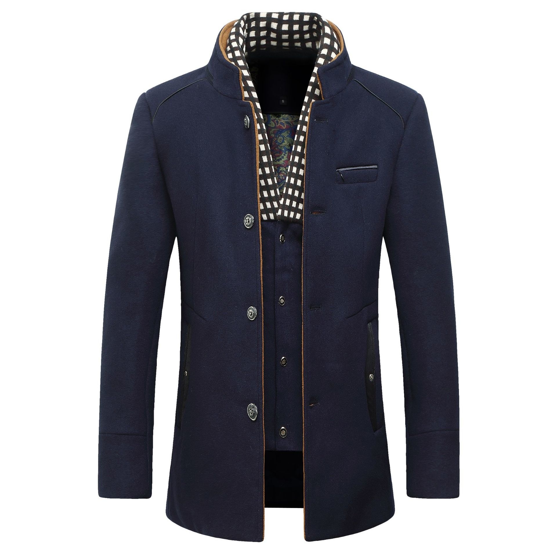Fashion Men's Wool jacket Clas - Wool Coat Peacoat recensione e prezzo