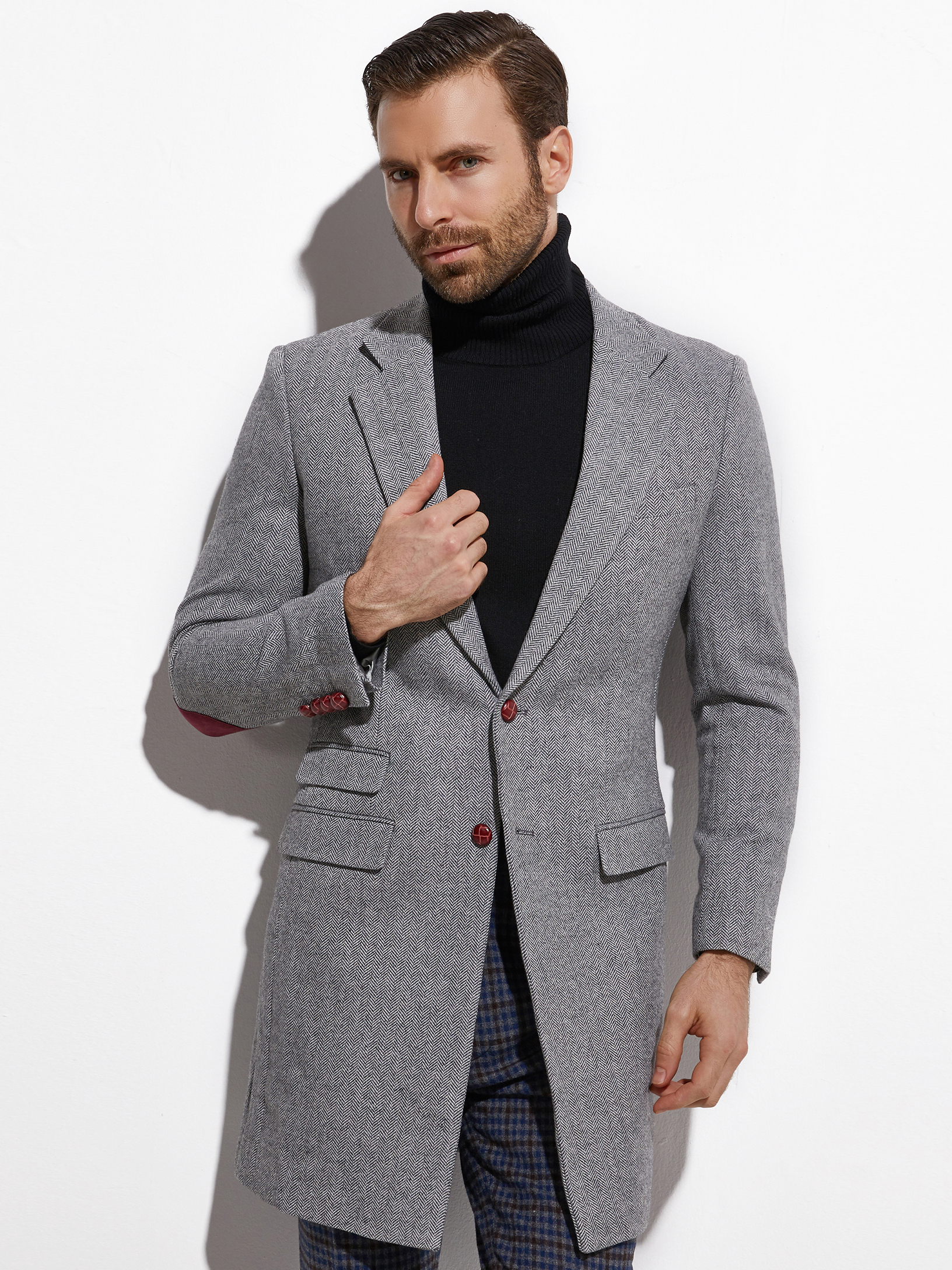 2026 Medium Length Spring Autu - Wool Coat Peacoat recensione e prezzo
