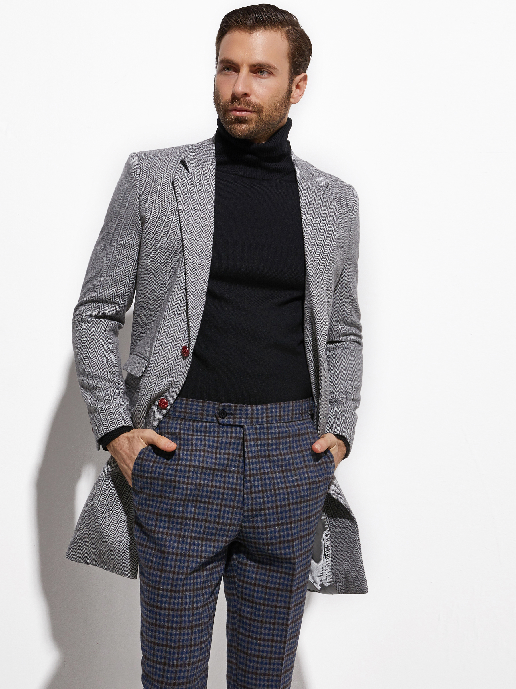 2026 Medium Length Spring Autu - Wool Coat Peacoat recensione e prezzo