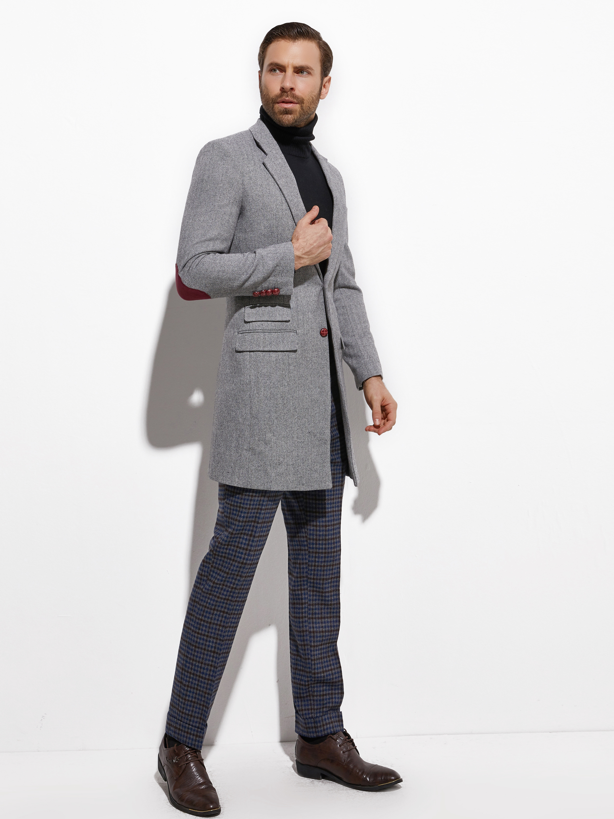 2026 Medium Length Spring Autu - Wool Coat Peacoat recensione e prezzo