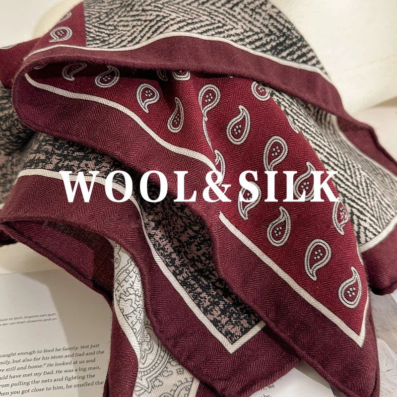 2026 Winter Luxury Designer Sc - Wool Scarf Men recensione e prezzo