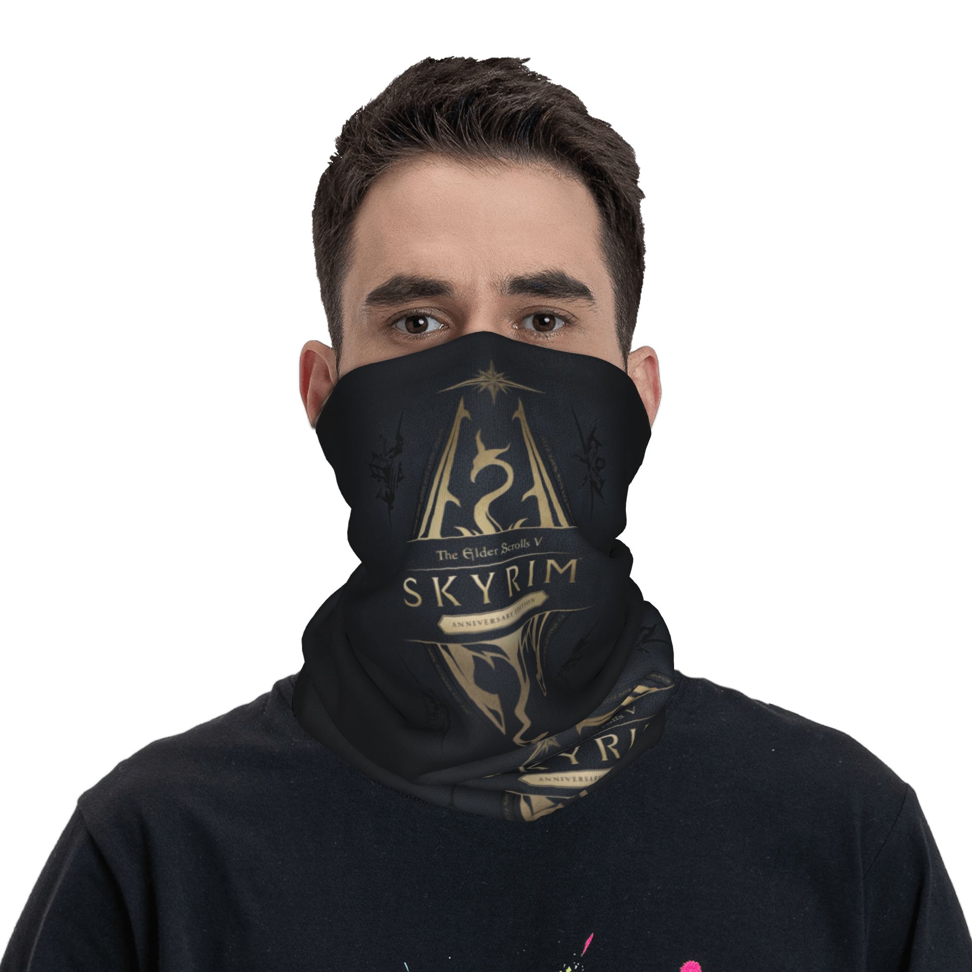 Custom Skyrim Logo Bandana Win - Neck Gaiter Fleece recensione e prezzo