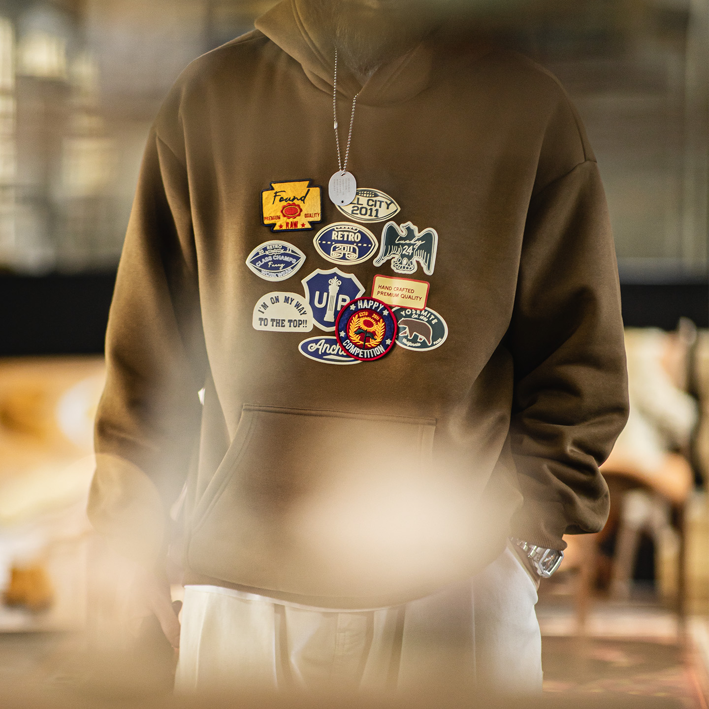Maden Vintage Men's Embroidere - Sherpa Hoodie Fleece recensione e prezzo