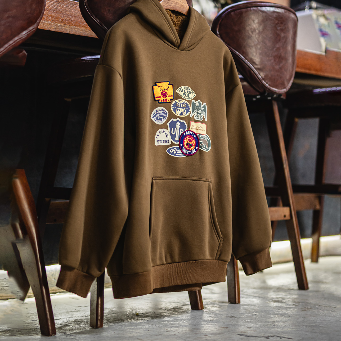 Maden Vintage Men's Embroidere - Sherpa Hoodie Fleece recensione e prezzo