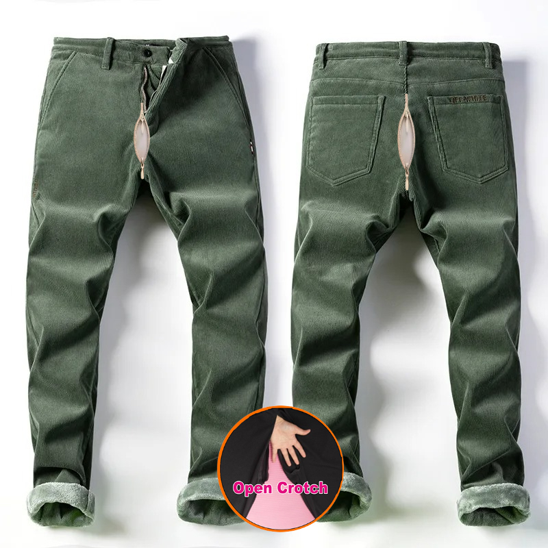 Open Crotch Men Fall Winter Fl - Corduroy Pant Warm recensione e prezzo