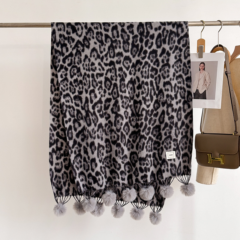 New Luxury Winter Leopard Two- - Shawl Wrap Winter recensione e prezzo