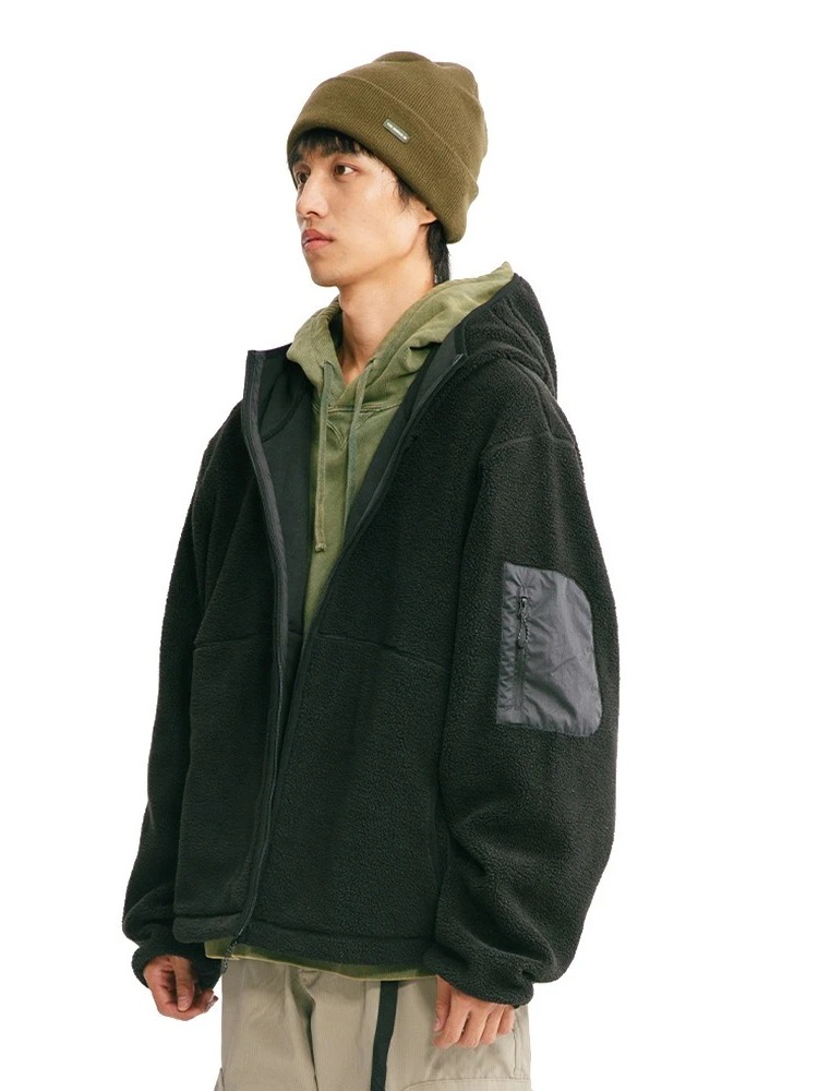 Mens Hoodie Autumn Winter Cott - Sherpa Hoodie Fleece recensione e prezzo