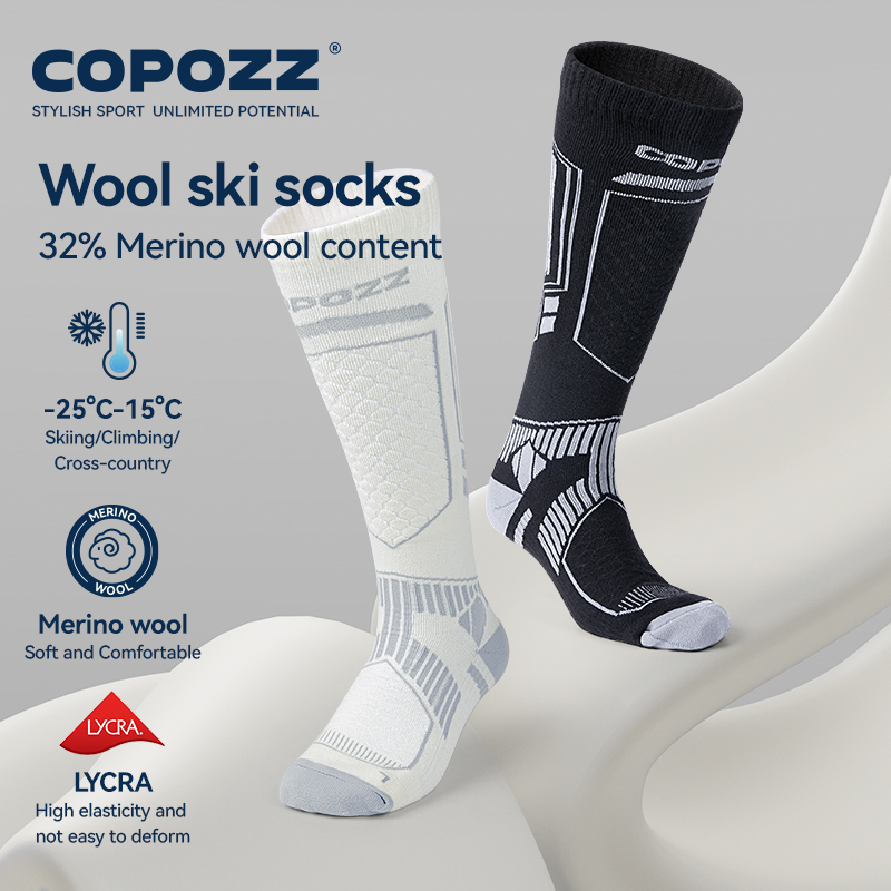 COPOZZ New Winter Ski Socks Me - Thermal Sock Wool recensione e prezzo