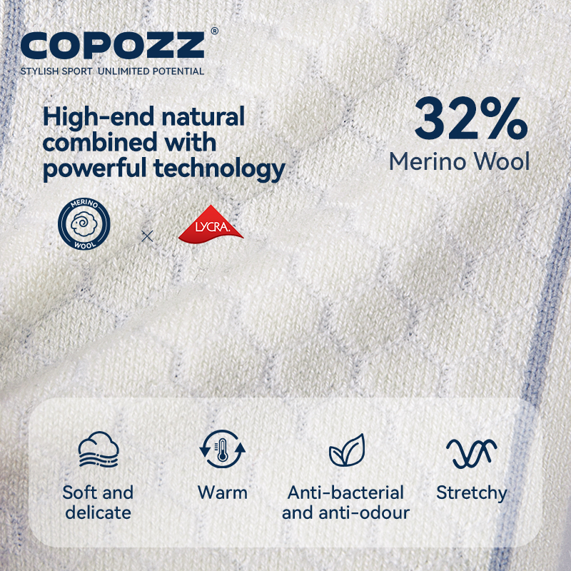 COPOZZ New Winter Ski Socks Me - Thermal Sock Wool recensione e prezzo