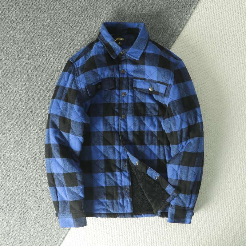 Fall Winter Men's Plaid Flanne - Flannel Shirt Lined recensione e prezzo