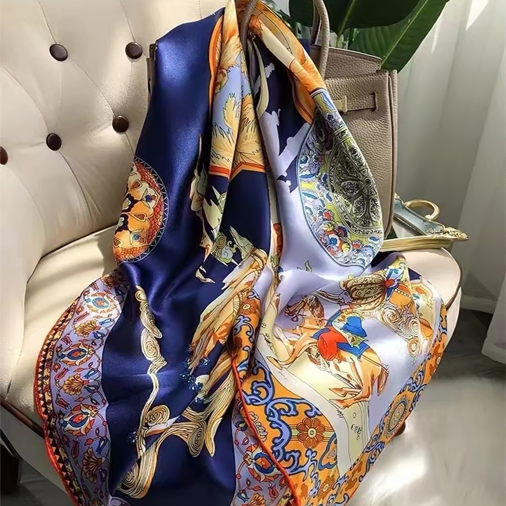 BYSIFA|Blue Luxury Femmes 100% - Shawl Wrap Winter recensione e prezzo