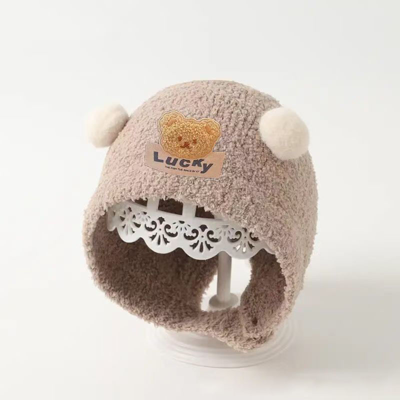 Cute Bear Baby Ear Protection  - Knit Beanie Hat Warm recensione e prezzo