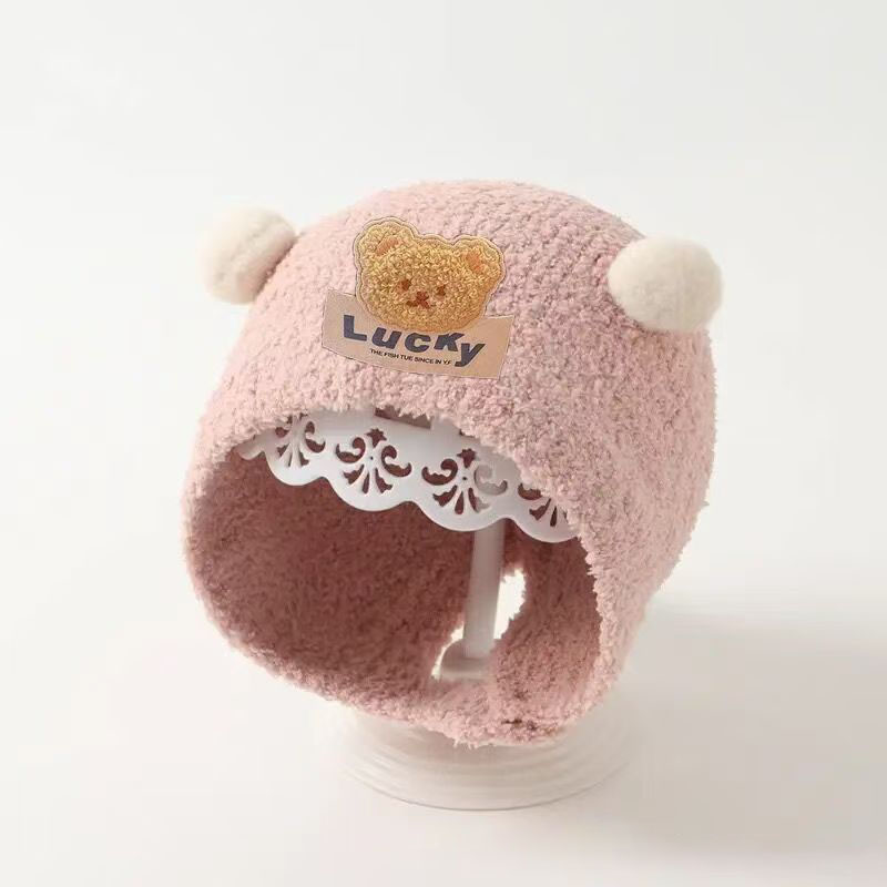 Cute Bear Baby Ear Protection  - Knit Beanie Hat Warm recensione e prezzo
