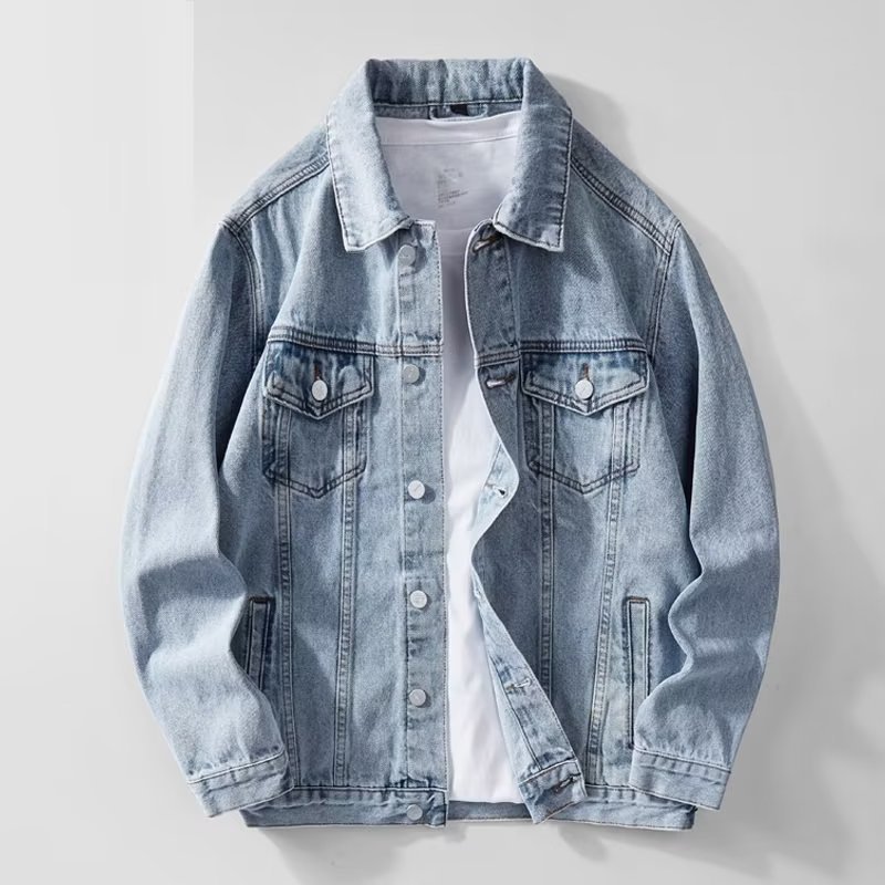 Denim Jacket Men  Single Breas - Down Jacket Packable recensione e prezzo