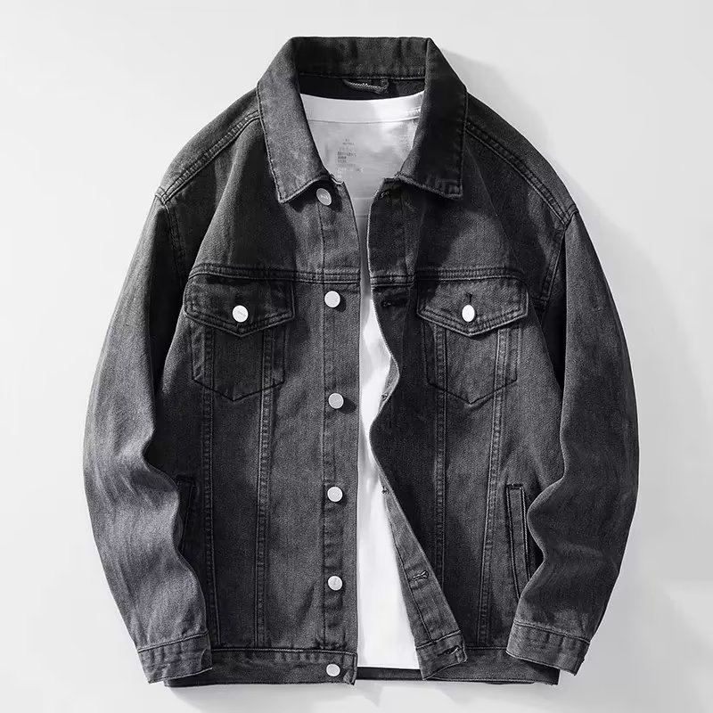 Denim Jacket Men  Single Breas - Down Jacket Packable recensione e prezzo