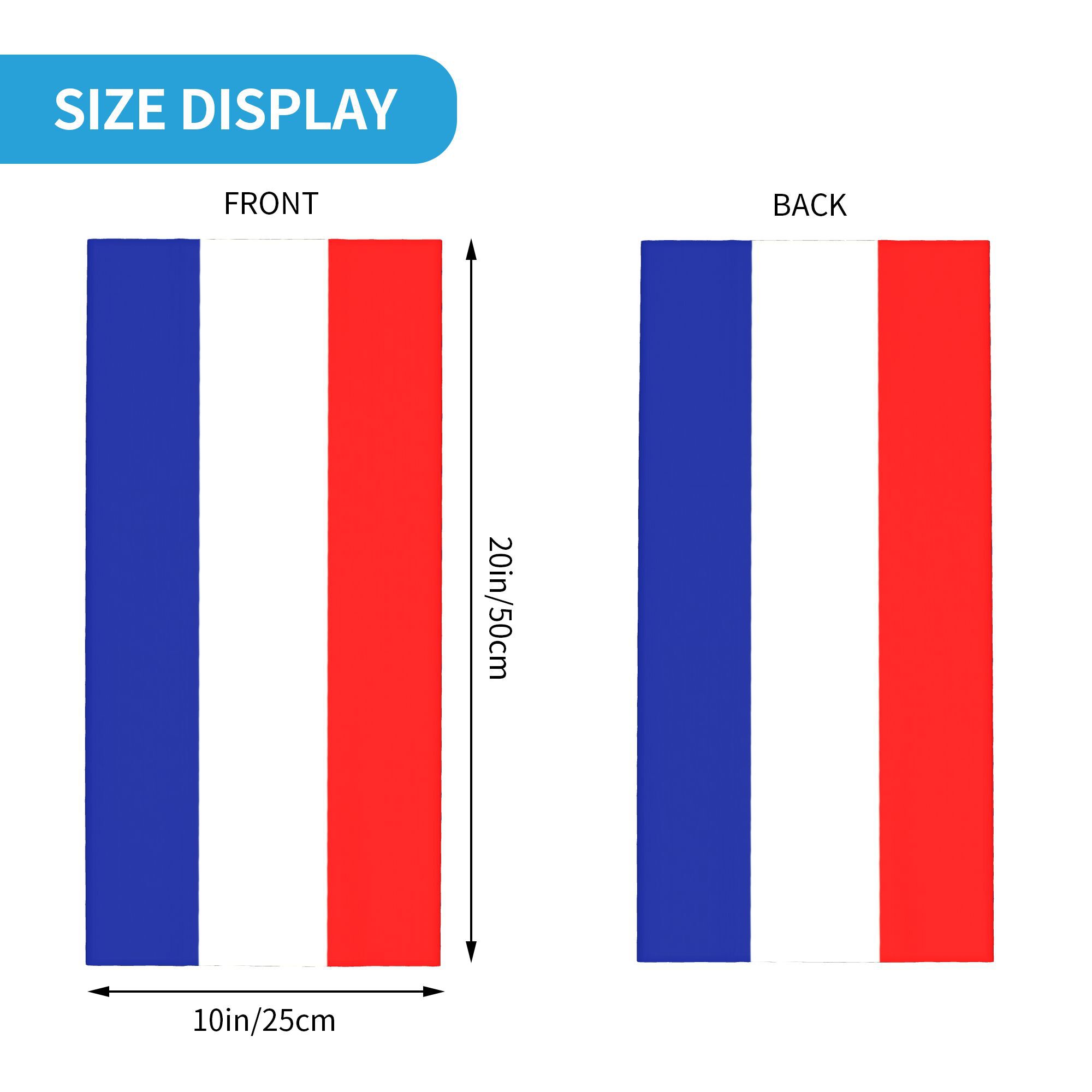 Custom French Flag France Band - Neck Gaiter Fleece recensione e prezzo