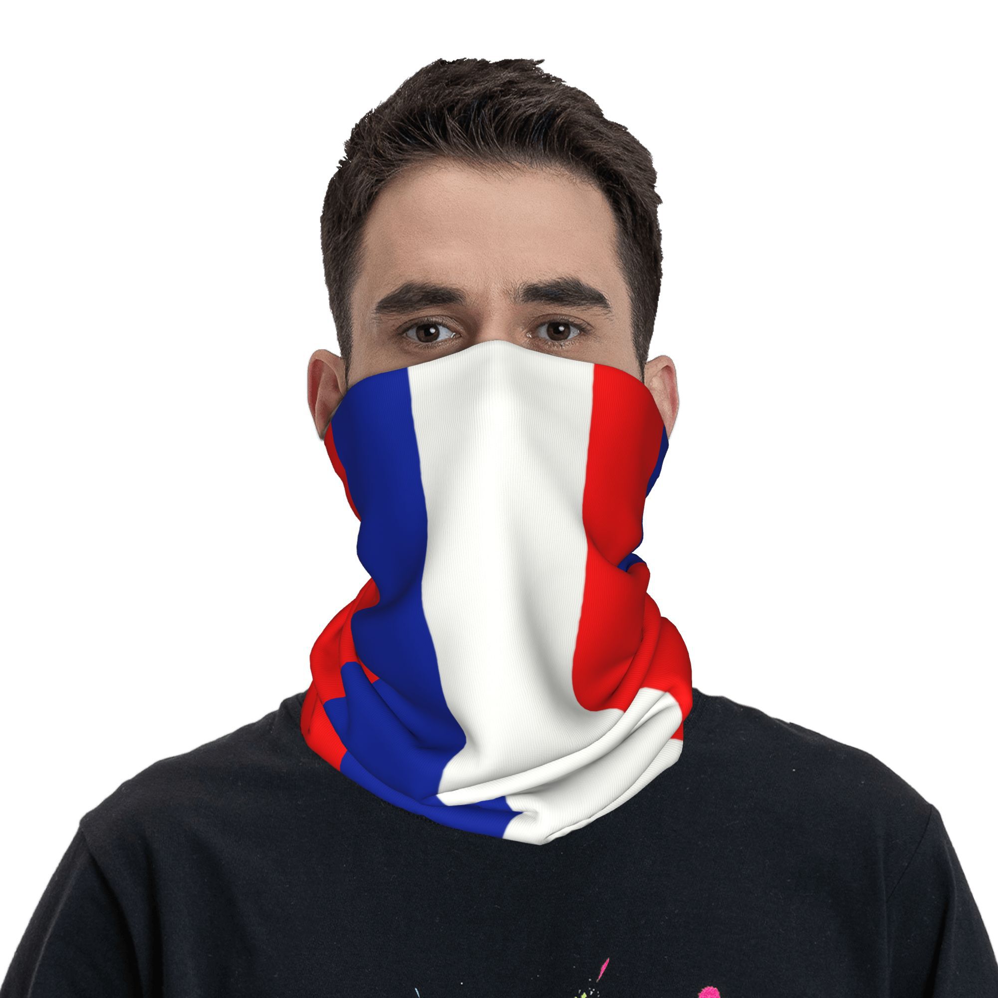 Custom French Flag France Band - Neck Gaiter Fleece recensione e prezzo