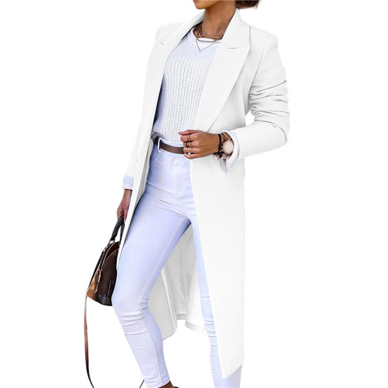 CYCLI-Women Long Wool Coats Fo - Wool Coat Peacoat recensione e prezzo