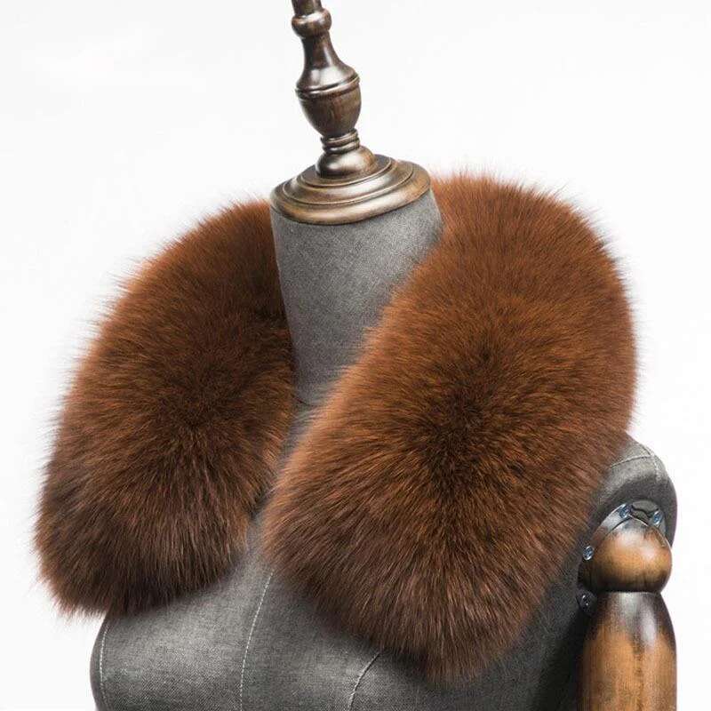 Winter Natural Fox Fur Scarf S - Shawl Wrap Winter recensione e prezzo