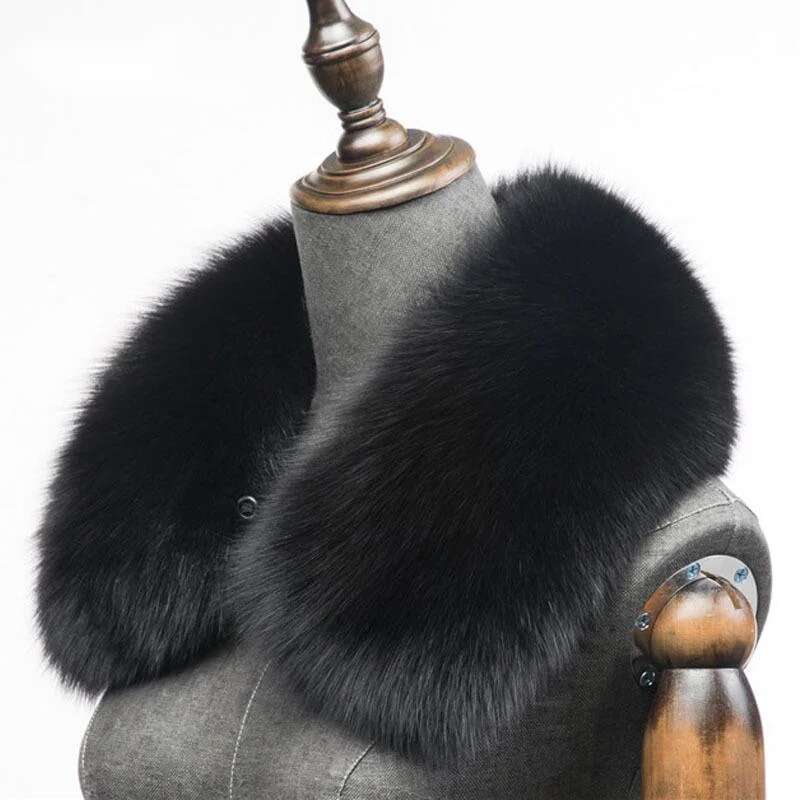 Winter Natural Fox Fur Scarf S - Shawl Wrap Winter recensione e prezzo