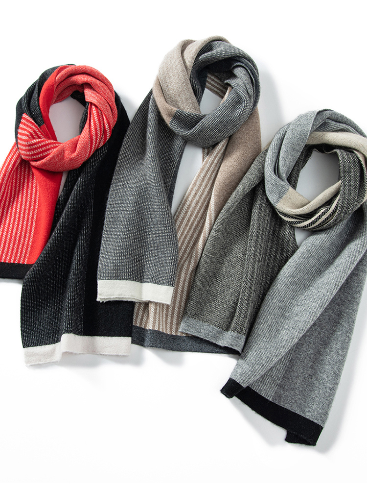 MELILAMB New Winter Men's 100% - Wool Scarf Men recensione e prezzo