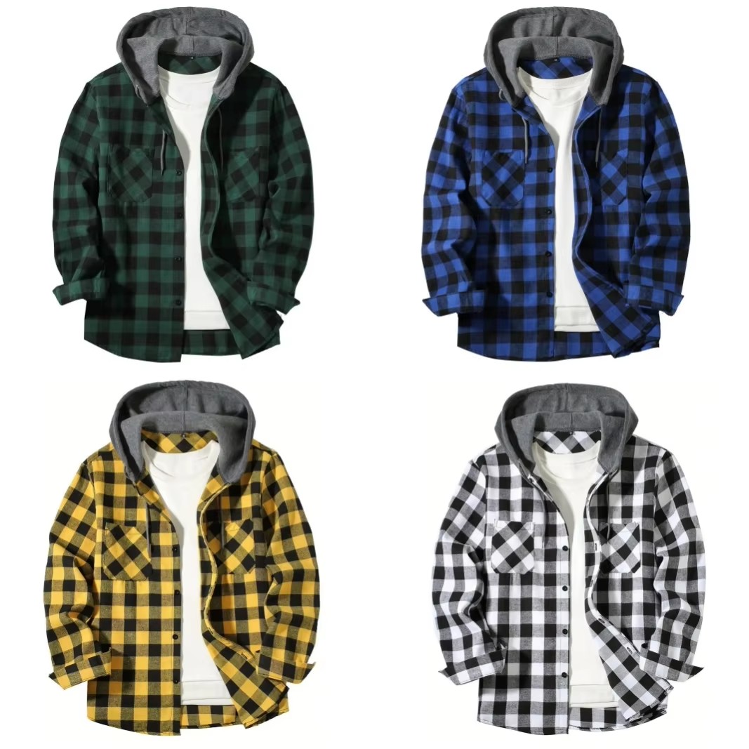 Men's Business Spring And Autu - Flannel Shirt Lined recensione e prezzo
