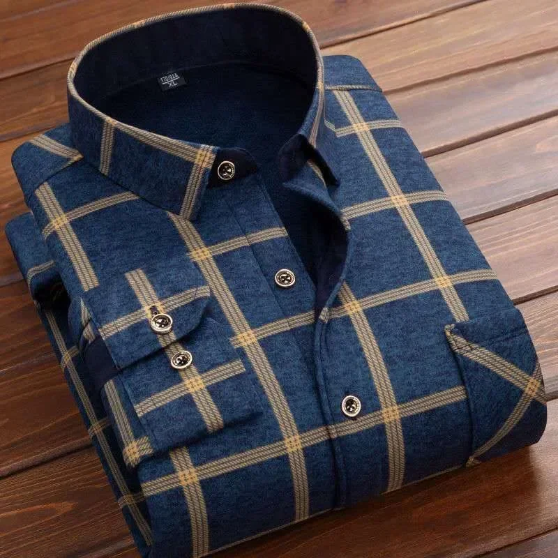 2025 Men's Winter Warm Long Sl - Flannel Shirt Lined recensione e prezzo