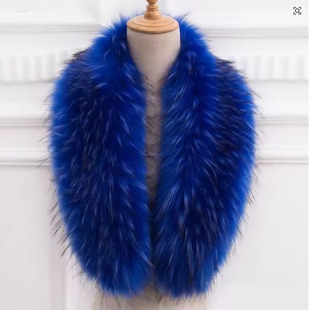 Natural Fur Collar Real raccoo - Shawl Wrap Winter recensione e prezzo