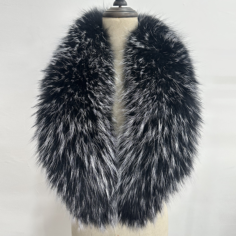 Natural Fur Collar Real raccoo - Shawl Wrap Winter recensione e prezzo