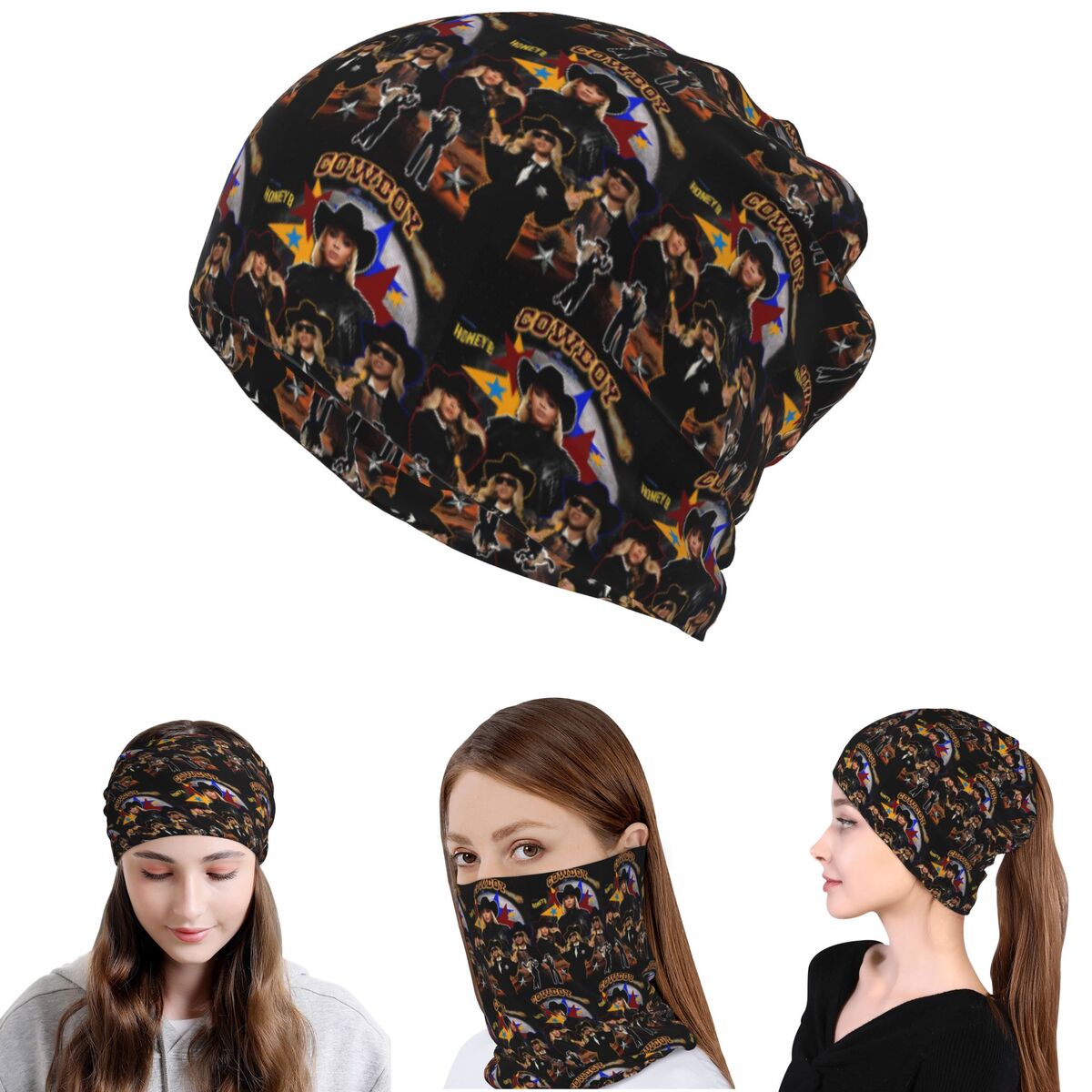 Cowboy Carter Beyonce New Albu - Knit Beanie Hat Warm recensione e prezzo
