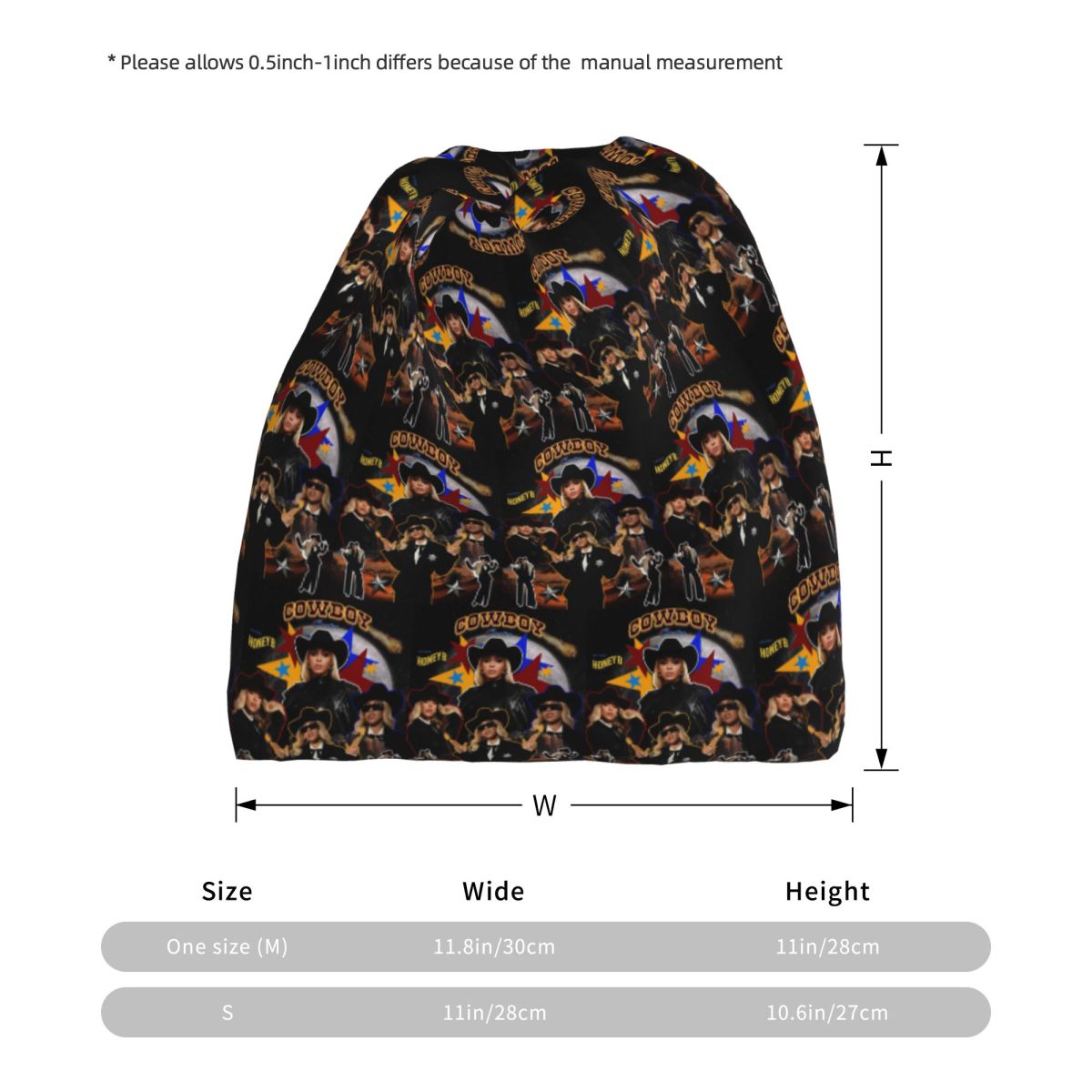 Cowboy Carter Beyonce New Albu - Knit Beanie Hat Warm recensione e prezzo