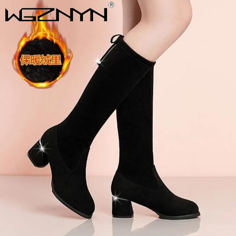 Women Autumn Winter Black Knee - Waterproof Winter Boot recensione e prezzo