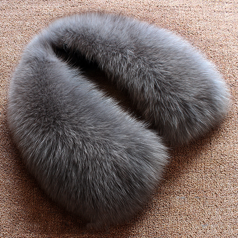 Real wool collar whole fur fox - Wool Scarf Men recensione e prezzo